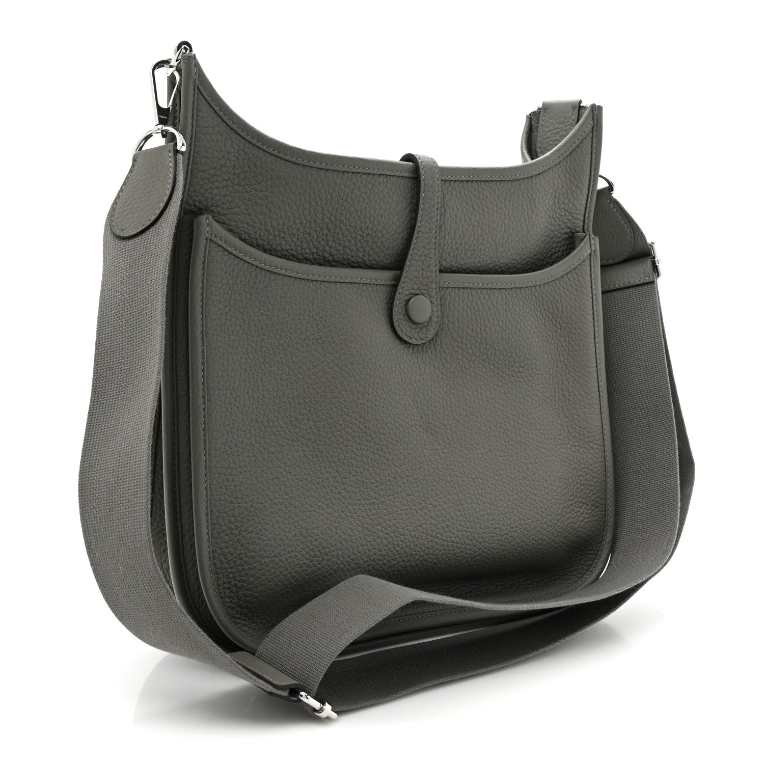 Hermes Taurillon Clemence Evelyne III PM Etain 3 of 8