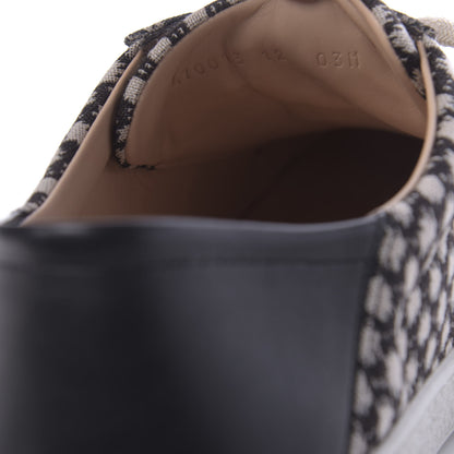 Gucci Jacquard Bee Embroidered Mens Ace Sneakers 12 Black Ivory 10 of 11