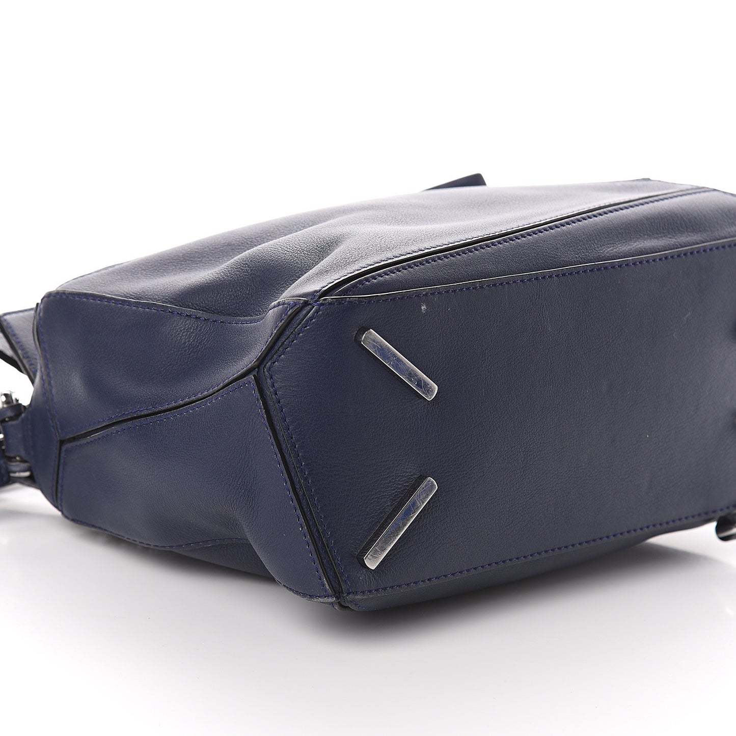 Calfskin Small Puzzle Bag Navy