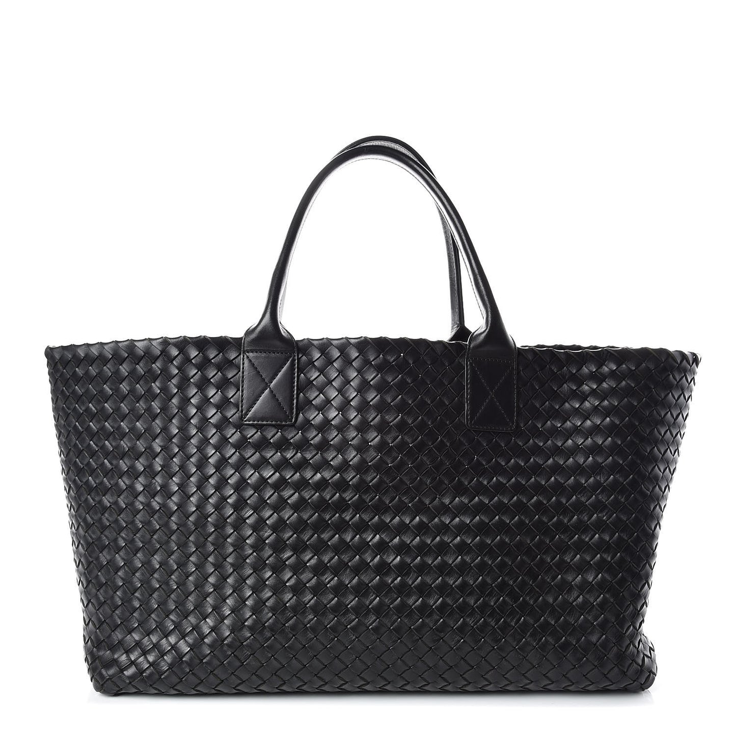 Nappa Intrecciato Medium Cabat Black