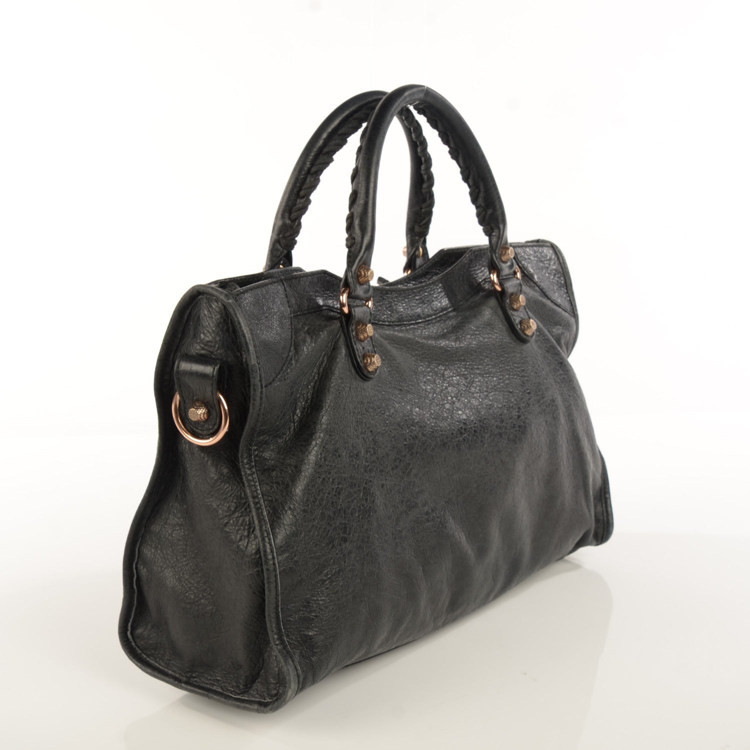 Balenciaga Agneau Giant 12 Rose Gold Hardware City Black 3 of 15