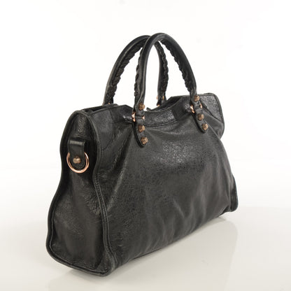 Balenciaga Agneau Giant 12 Rose Gold Hardware City Black 3 of 15