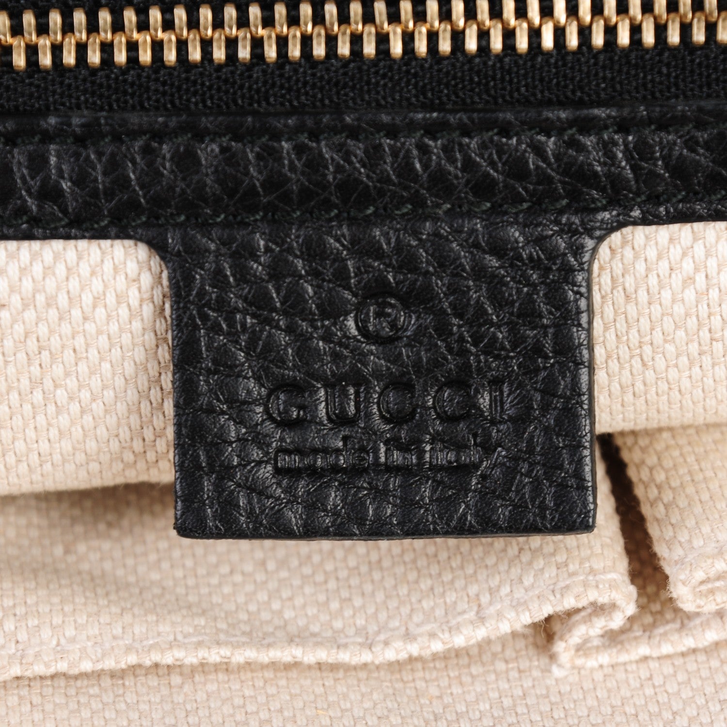 Gucci Pebbled Calfskin Small Soho Bowler Black 6 of 7