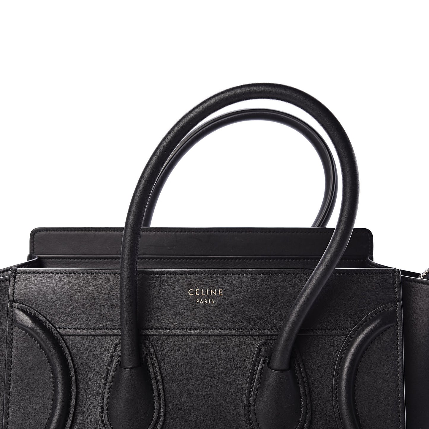 Smooth Calfskin Micro Luggage Black