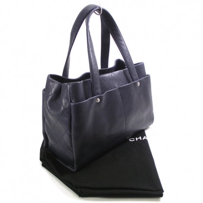 Chanel Caviar Executive Cerf Shopper Tote Navy 3 of 12