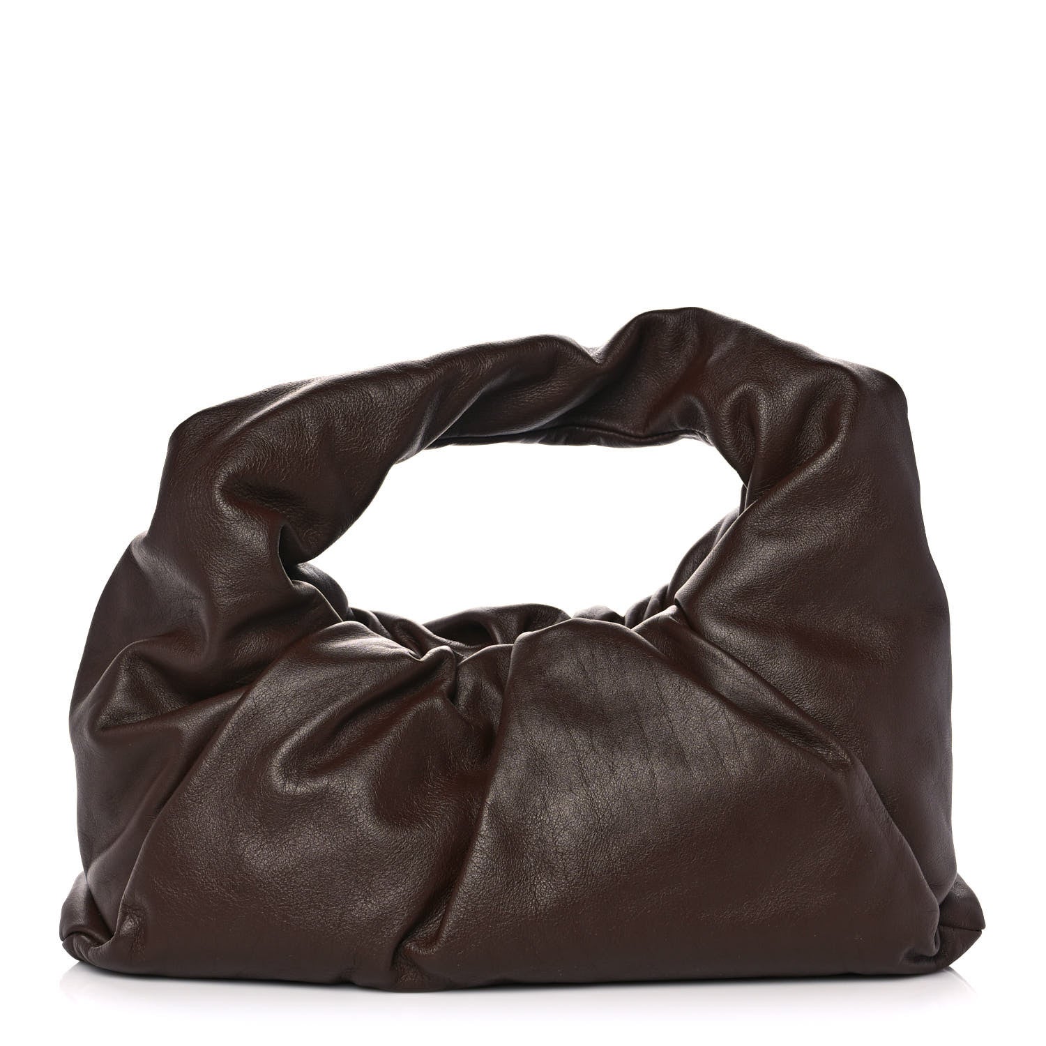 Bottega Veneta Smooth Butter Calfskin Small The Shoulder Pouch Brownie 1 of 10