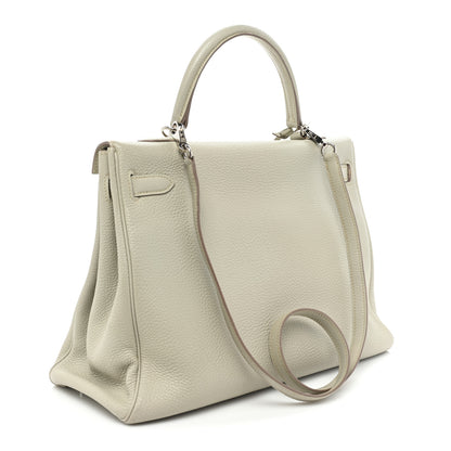 Hermes Togo Kelly Retourne 35 Gris Perle 3 of 18