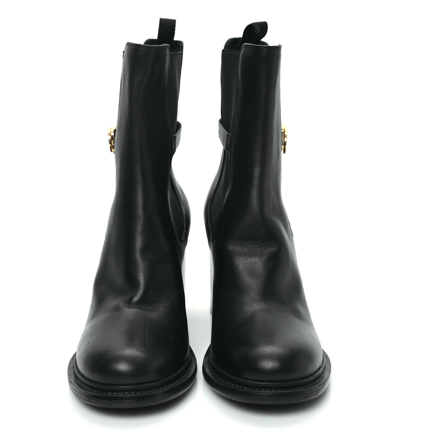 Christian Dior Calfskin Empreinte Ankle Boots 41 Black 2 of 9