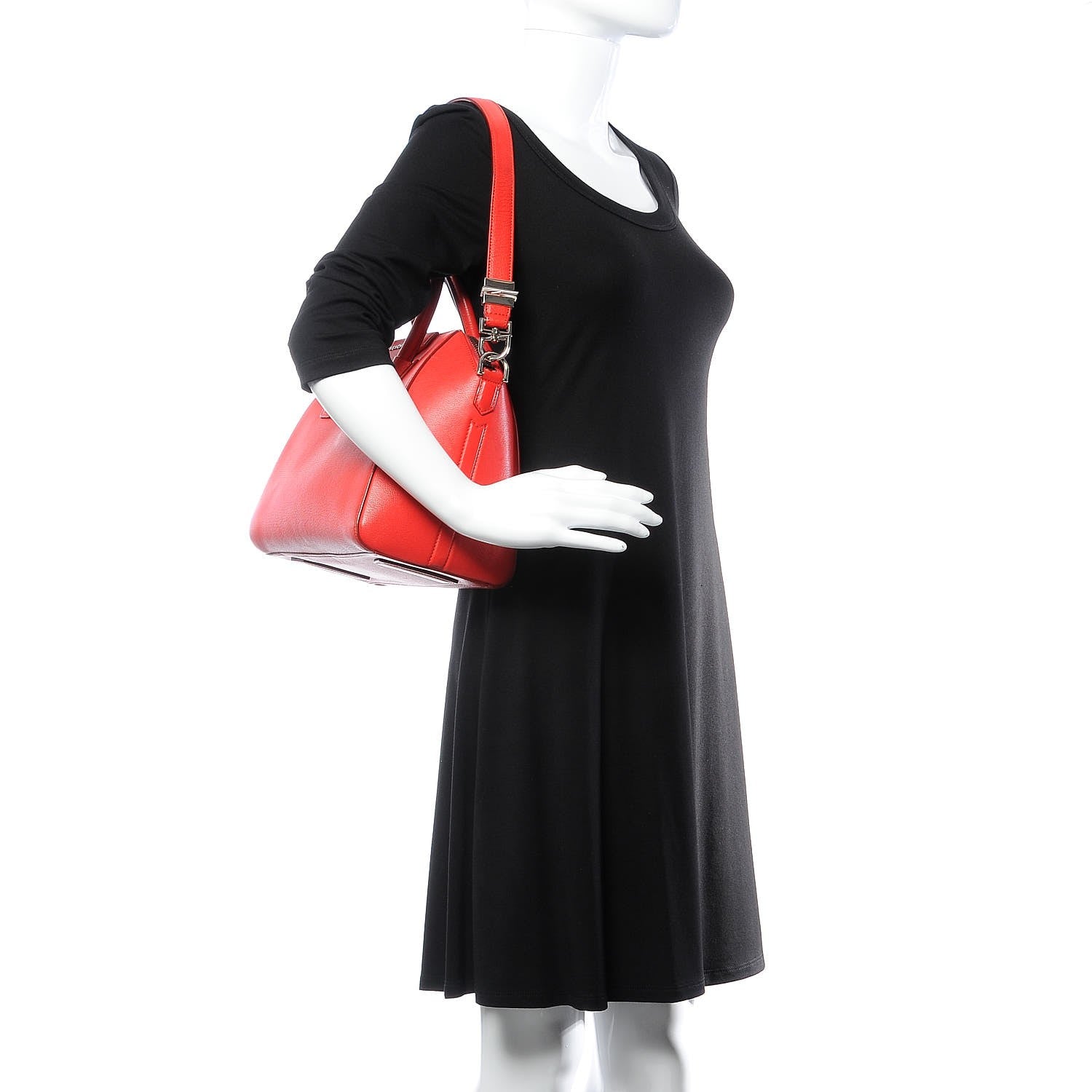 Givenchy Sugar Goatskin Small Antigona Red 3 of 22