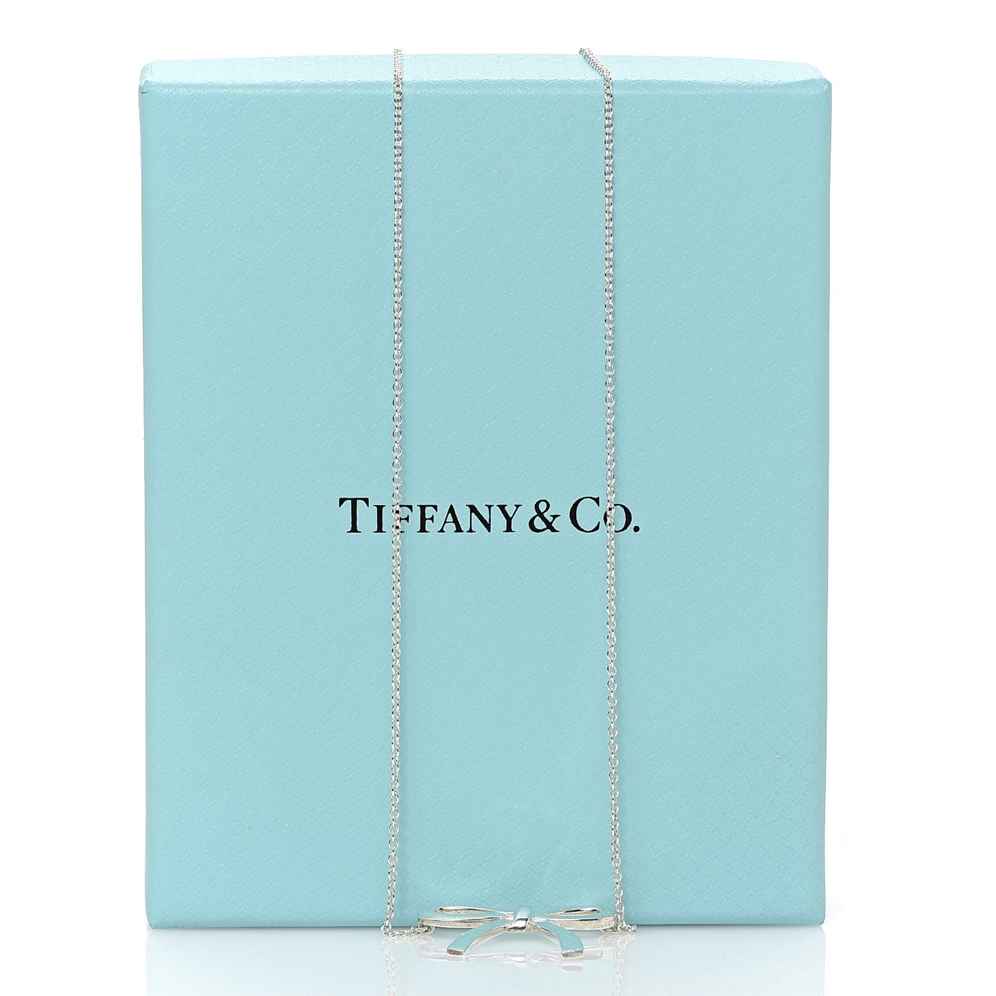 Sterling Silver Bow Pendant Necklace