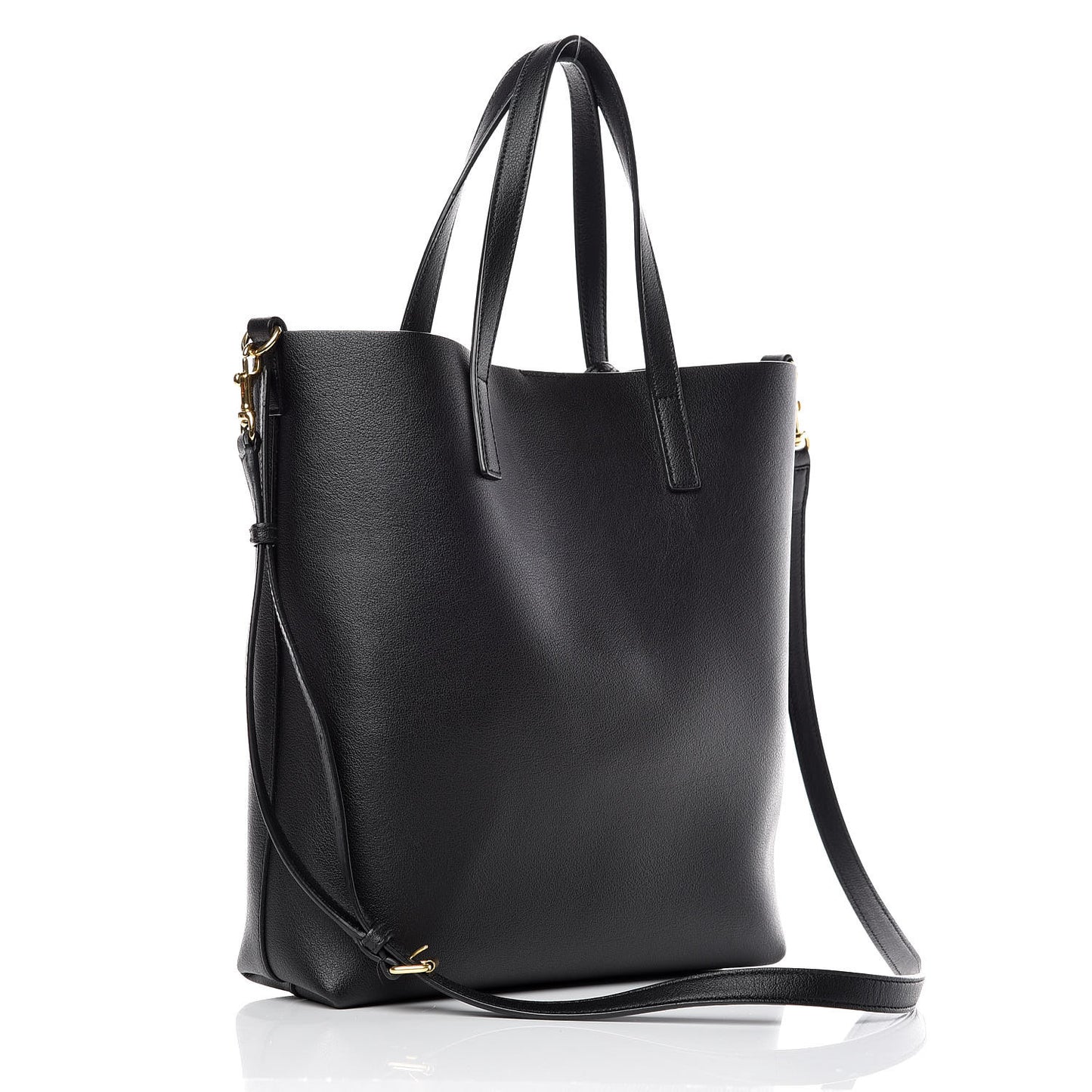 Calfskin Toy Shopping Tote Black