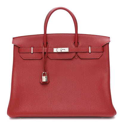 Hermes Togo Birkin 40 Vermillion 1 of 15