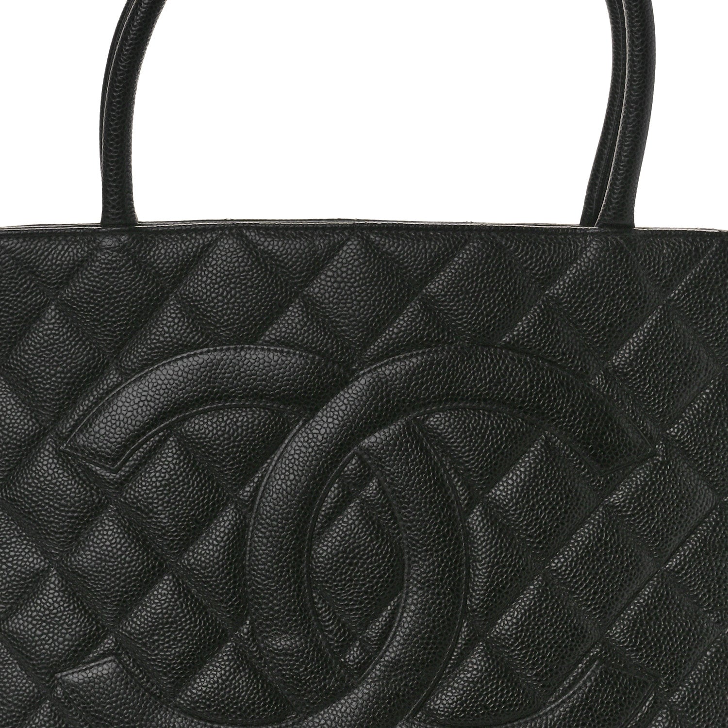 Chanel Caviar Quilted Medallion Tote Black 8 of 10