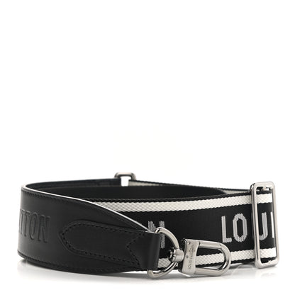 Louis Vuitton Nylon Jacquard Sporty Bandouliere Shoulder Strap Black 1 of 5