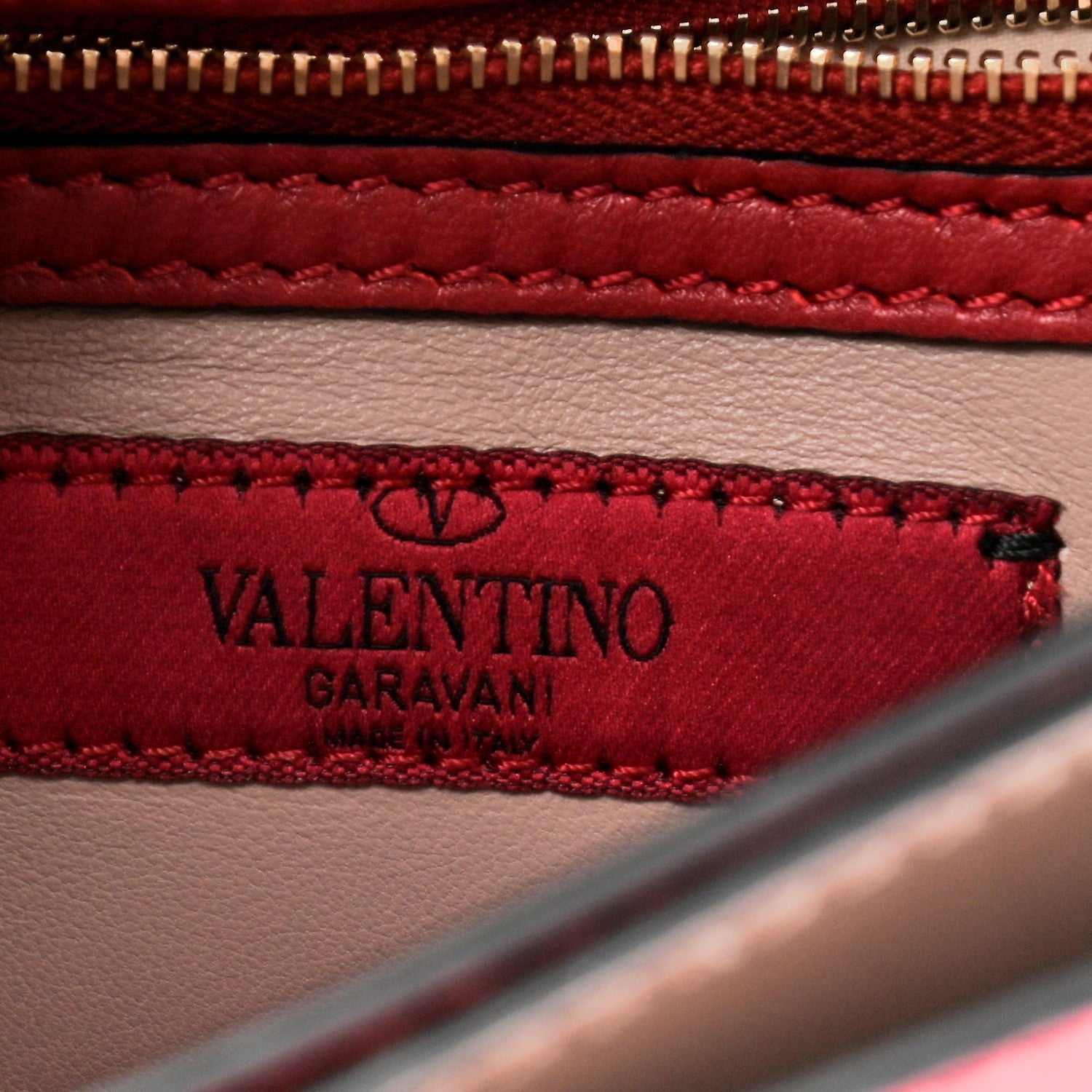 Valentino Garavani Nappa Rockstud Wristlet Clutch Rosso Valentino 6 of 6