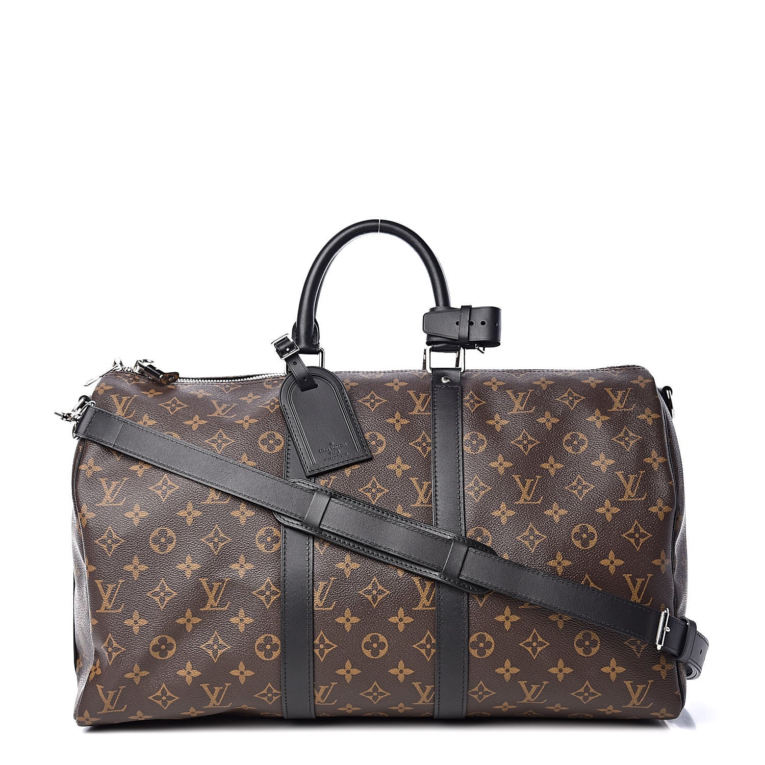 Louis Vuitton Monogram Macassar Keepall Bandouliere 45 1 of 9