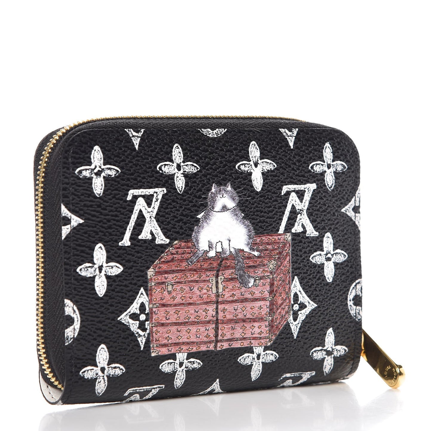 Catogram Zippy Coin Purse Black