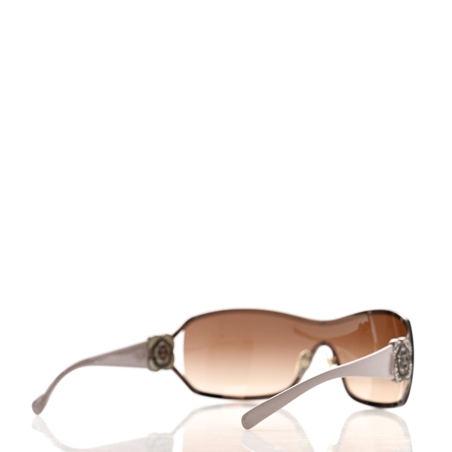 Swarovski Crystal Camellia CC Sunglasses 4164-B Purple