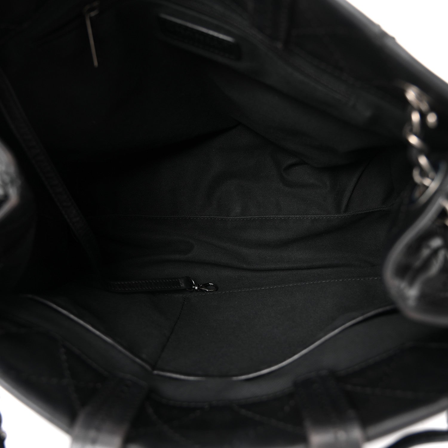 Chanel Calfskin CC Pocket Tote Black 5 of 12