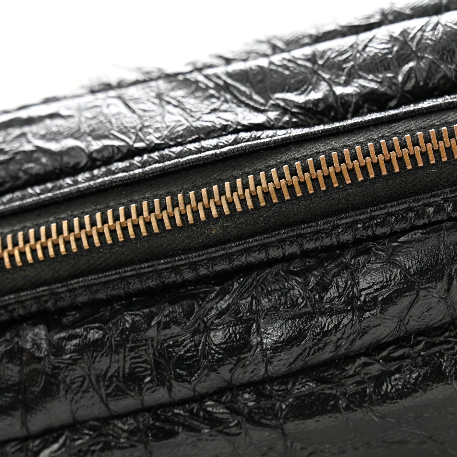 Prada Vernice Cosmetic Pouch Black 10 of 11