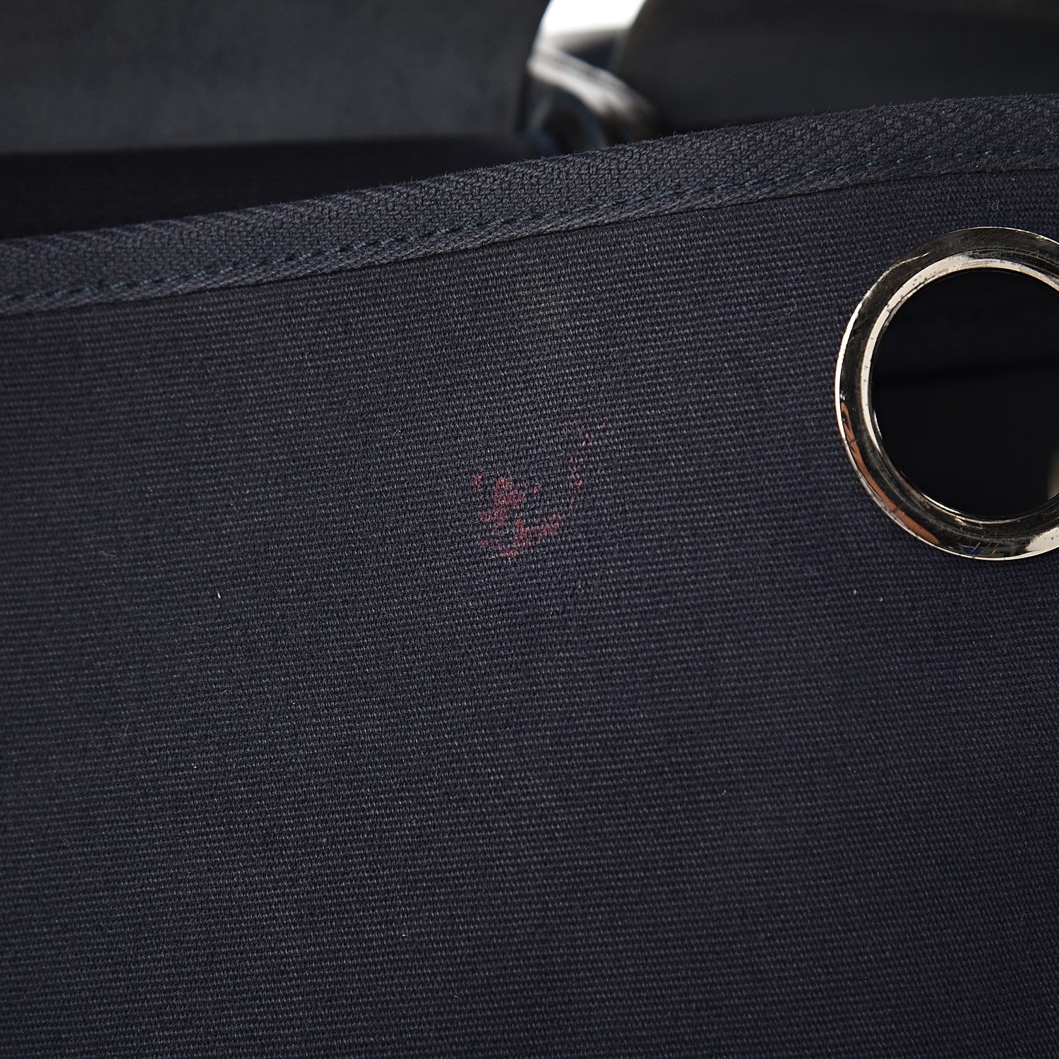Hermes Toile Vache Calfskin Herbag 39 MM Bleu Indigo 7 of 12