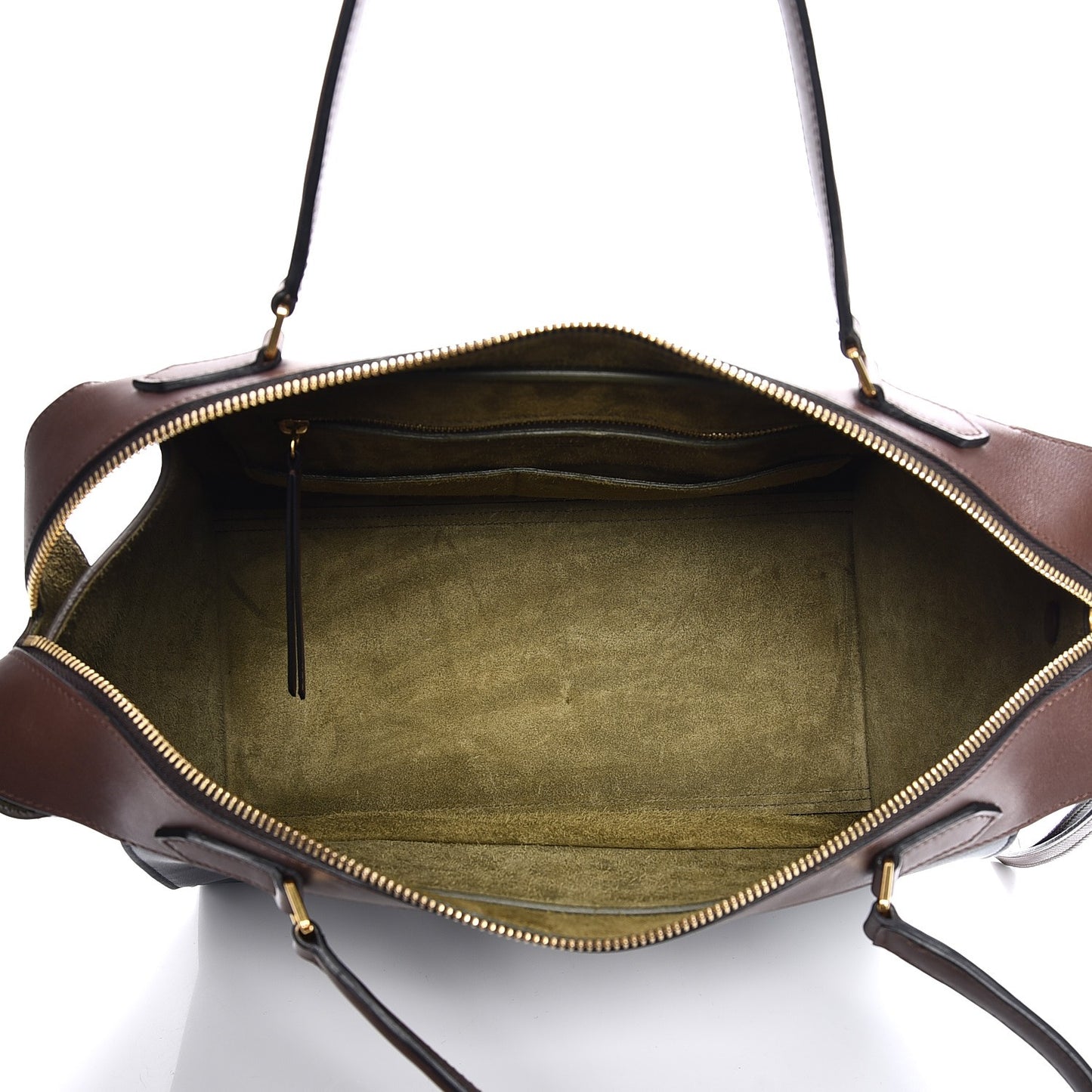Smooth Calfskin Small Tri-Color Ring Bag Navy