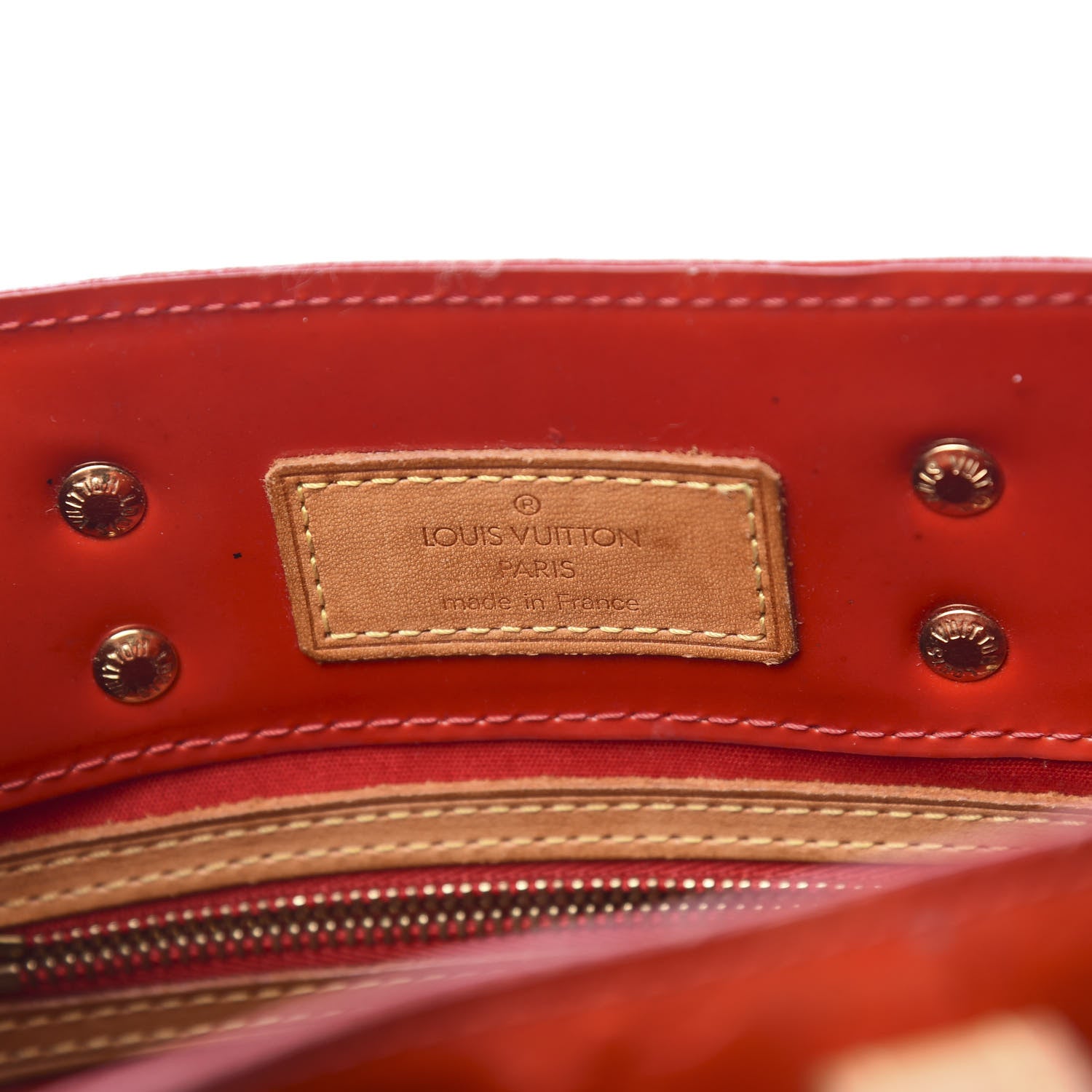 Louis Vuitton Vernis Reade PM Rouge 5 of 20