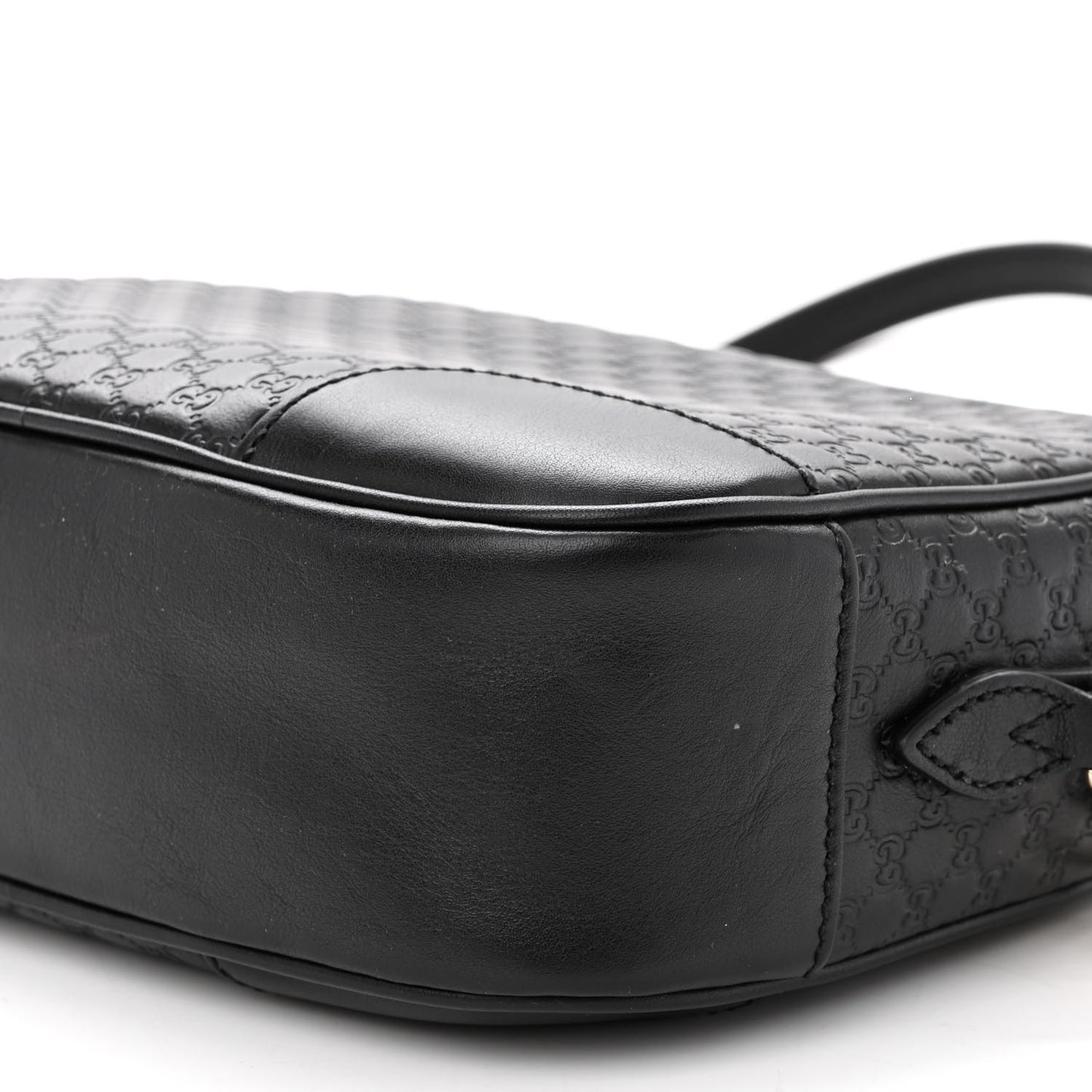 Microguccissima Mini Bree Messenger Bag Black