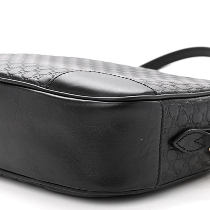 Gucci Microguccissima Mini Bree Messenger Bag Black 10 of 10
