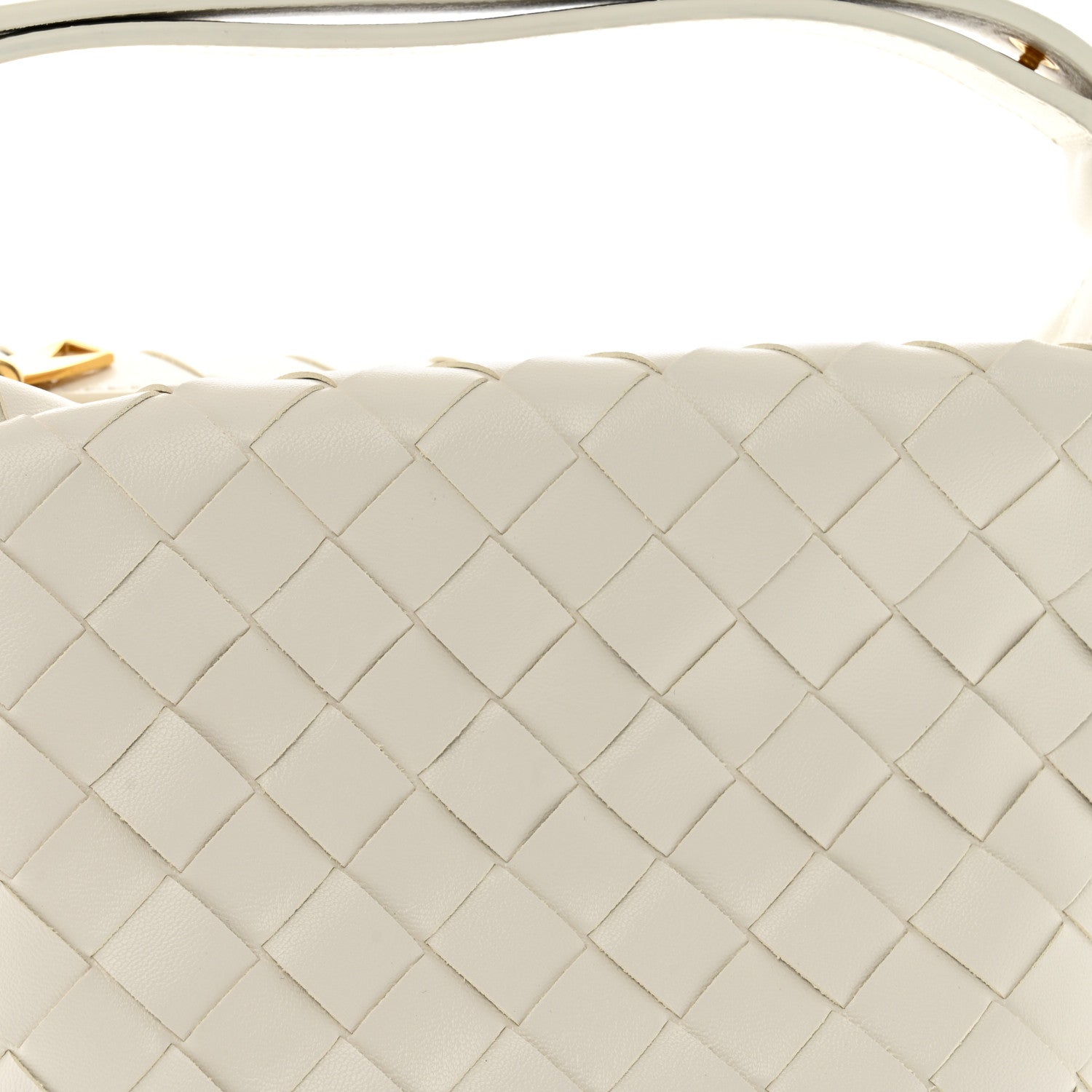 Bottega Veneta Calfskin Nappa Intrecciato Candy Wallace White 7 of 11