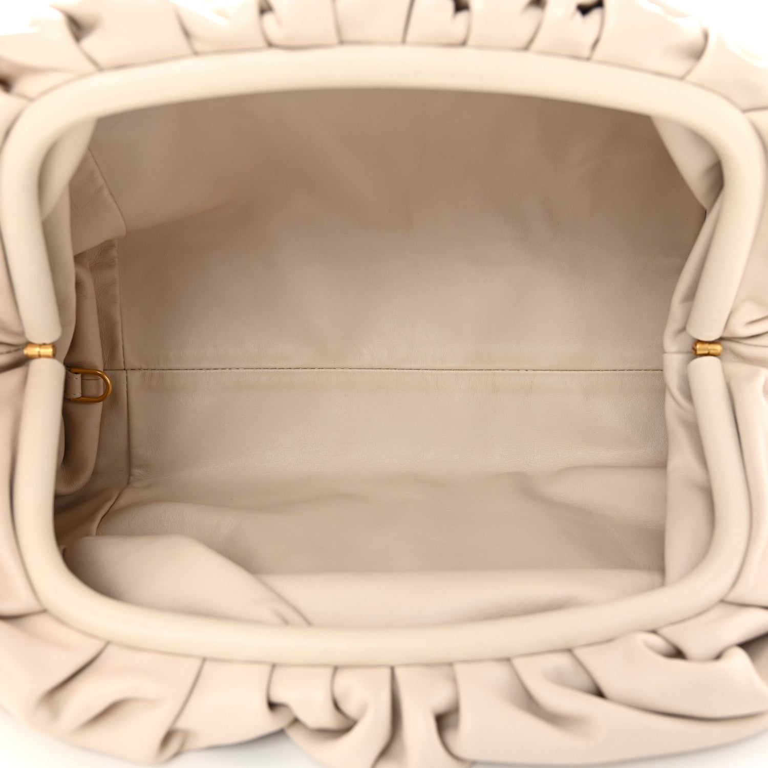 Bottega Veneta Smooth Butter Calf The Pouch Oversized Clutch Mist 5 of 12