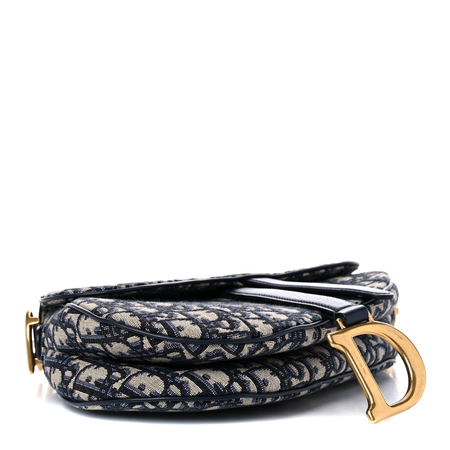 Oblique Saddle Bag Blue