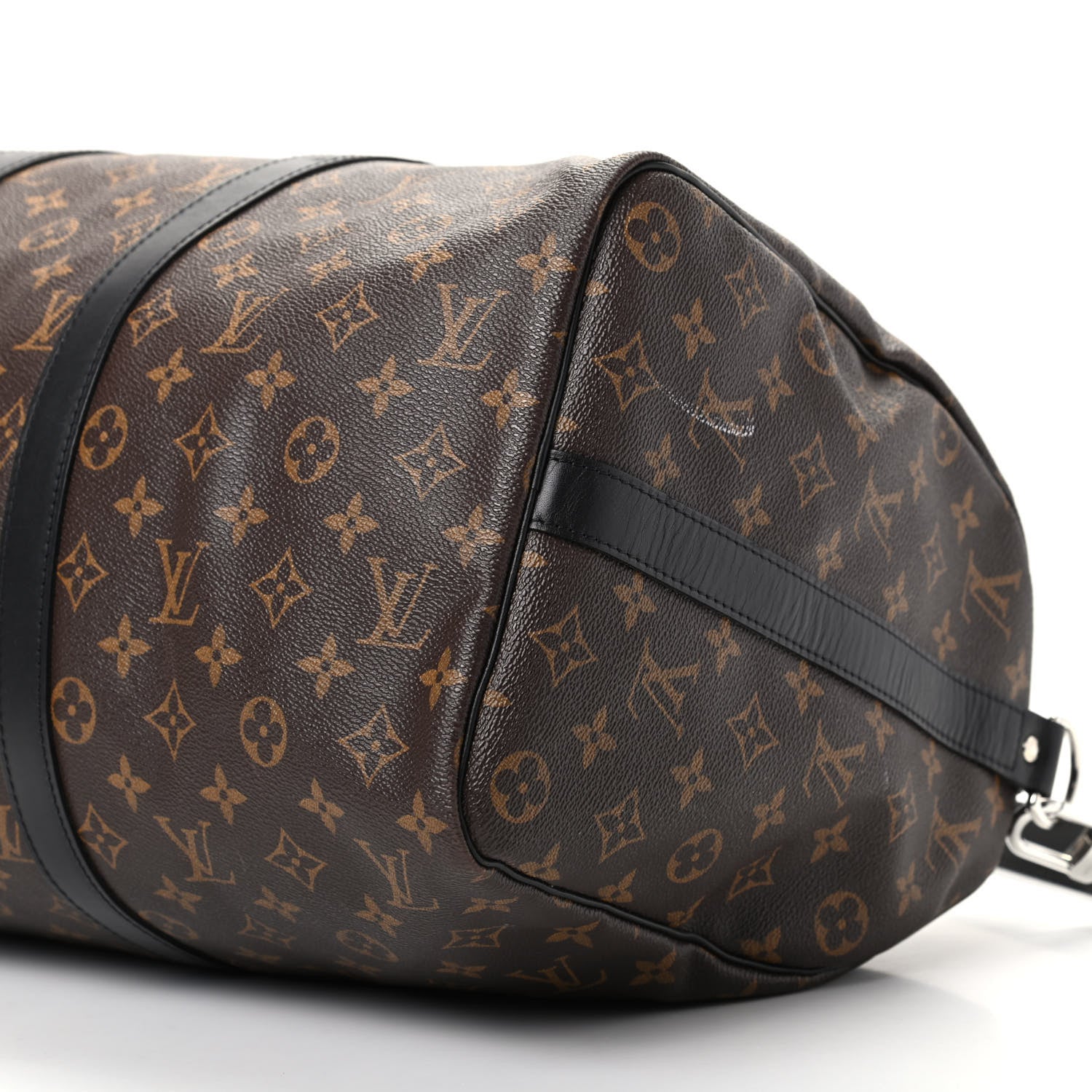 Louis Vuitton Monogram Macassar Keepall Bandouliere 45 6 of 9