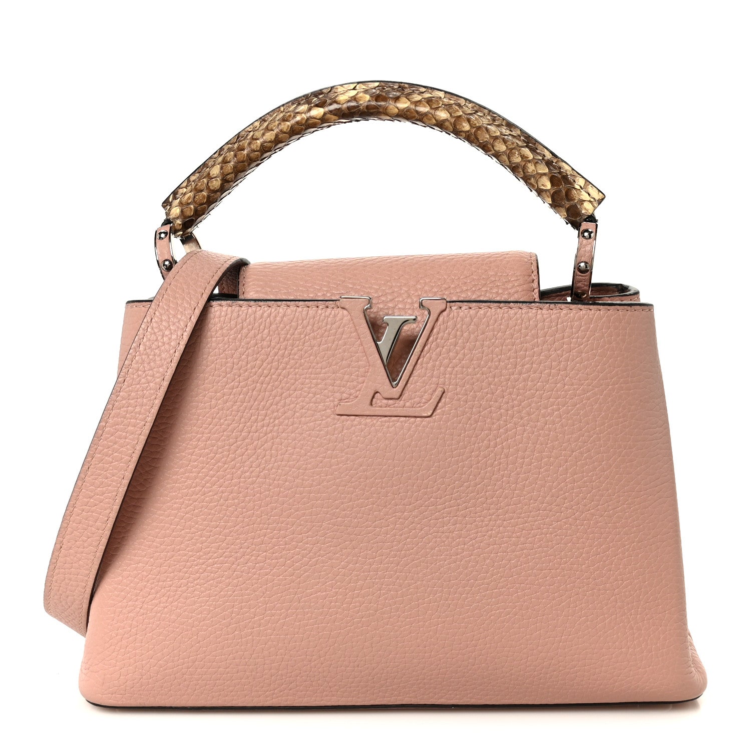 Louis Vuitton Taurillon Snakeskin Capucines BB 1 of 9