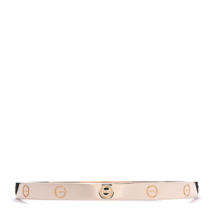 Cartier 18K Pink Gold LOVE Bracelet 19 1 of 6