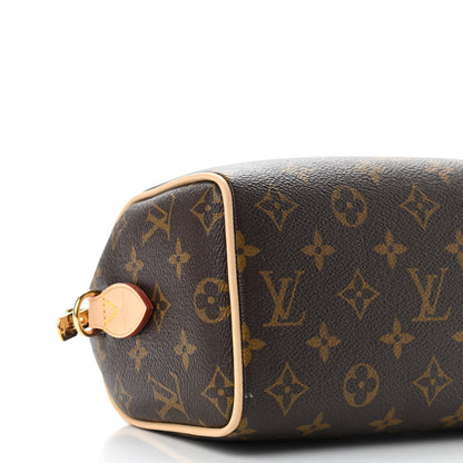 Louis Vuitton Monogram Speedy Bandouliere 20 Black 8 of 9