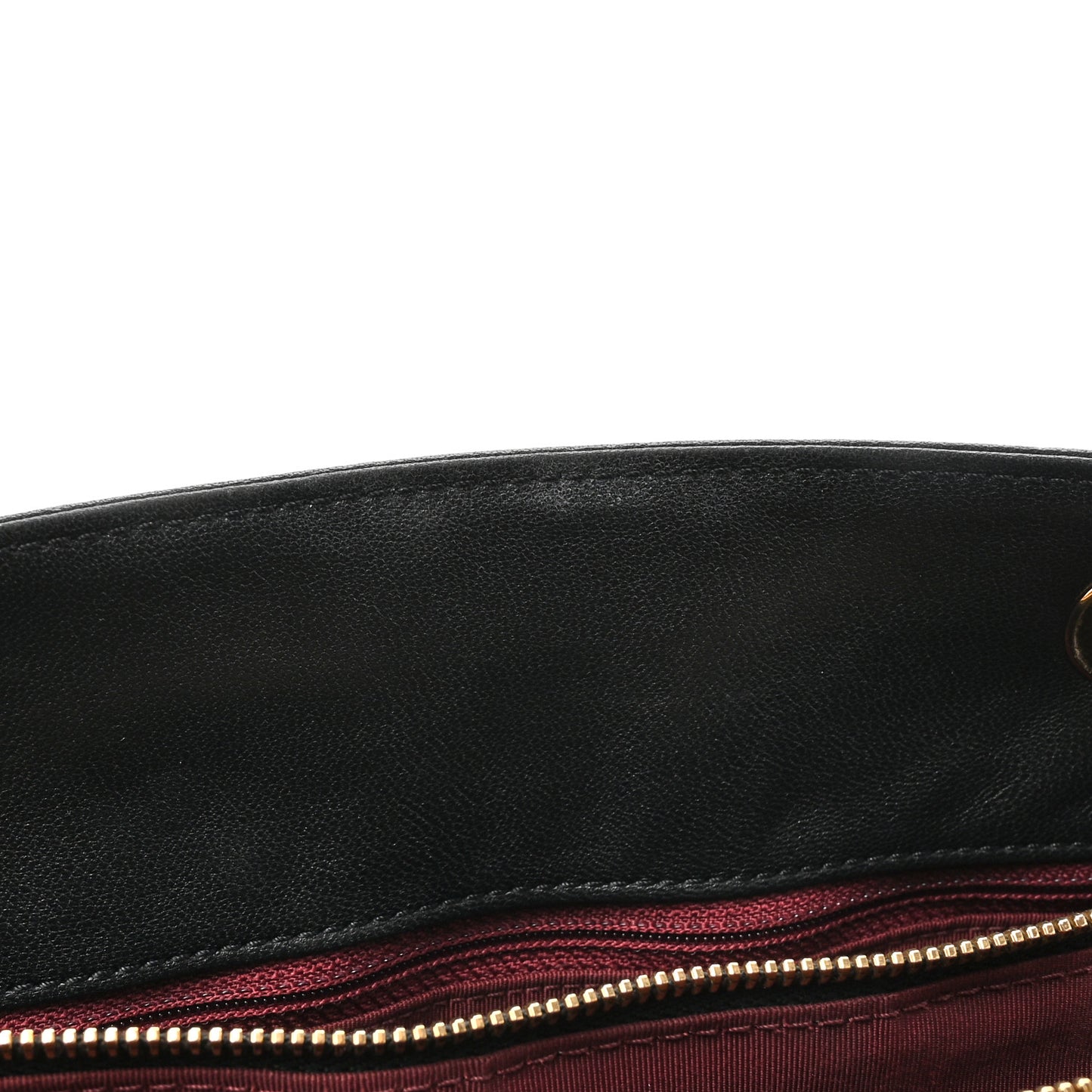 Sheepskin Quilted Mademoiselle Vintage Shopping Tote Black