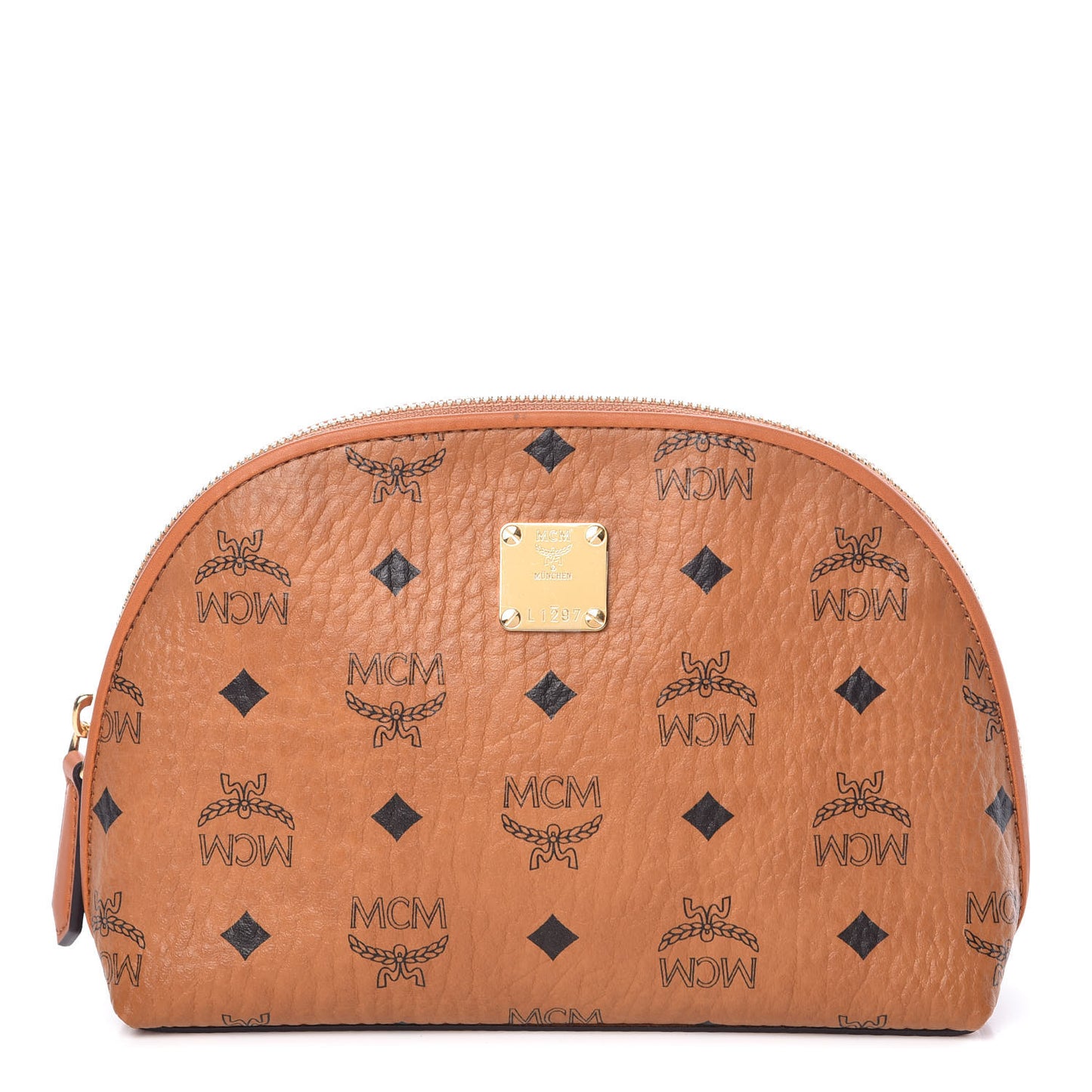Visetos Heritage Cosmetic Pouch Cognac