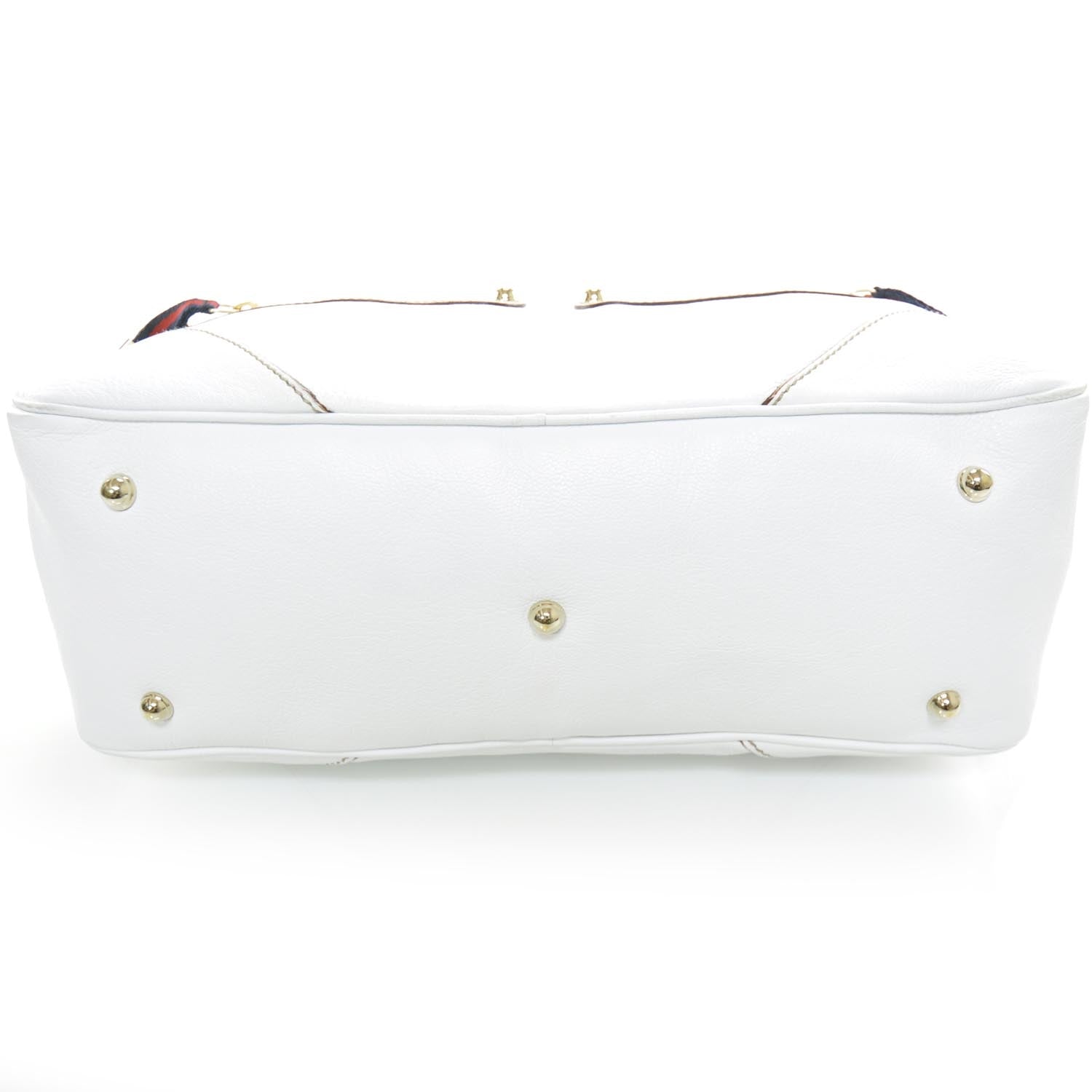 Gucci Leather Capri Bowler White 4 of 8