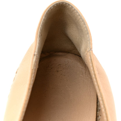 Chanel Lambskin CC Espadrilles 38 Beige Black 11 of 12