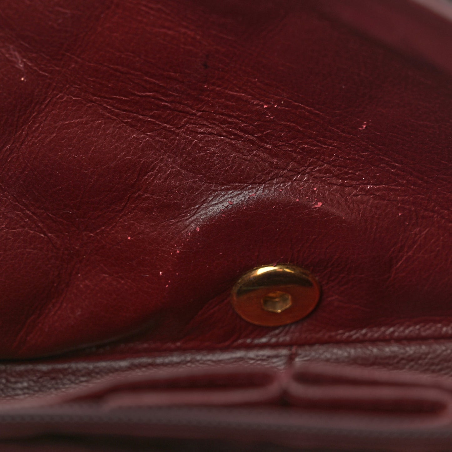 Lambskin Quilted Small Single Flap Black