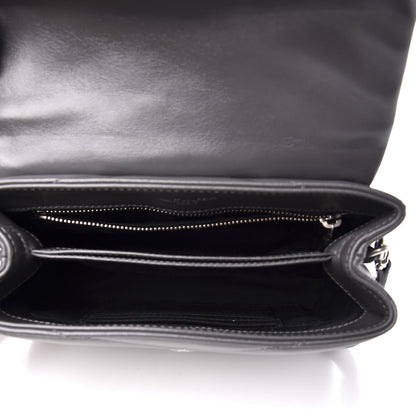 Saint Laurent Calfskin Y Quilted Monogram Toy Loulou Crossbody Bag Storm 4 of 10