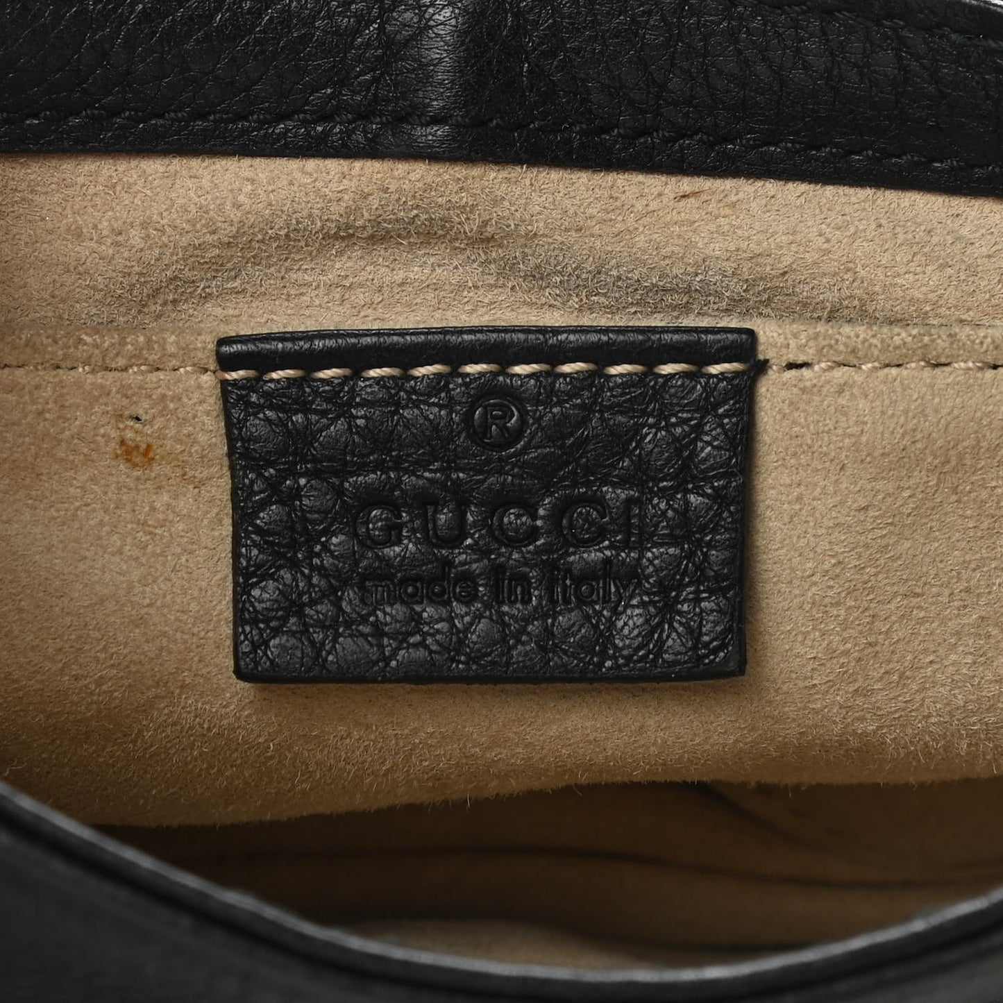 Pebbled Calfskin Small 1973 Chain Shoulder Bag Black