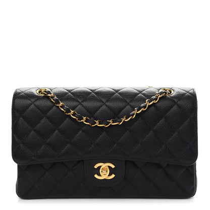 Chanel Caviar Quilted Medium Double Flap Black 1 of 10
