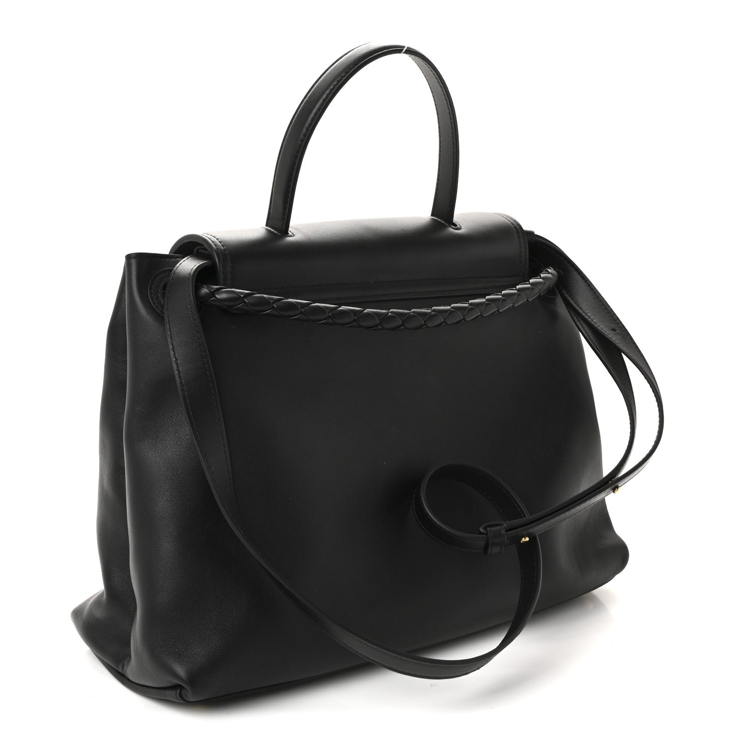 Bottega Veneta Silky Calfskin Medium Ciao Ciao Black 3 of 9