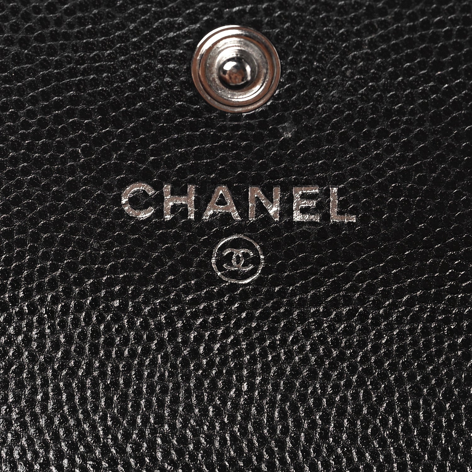 Chanel Caviar Quilted Boy Flap Card Holder Black 6 of 10