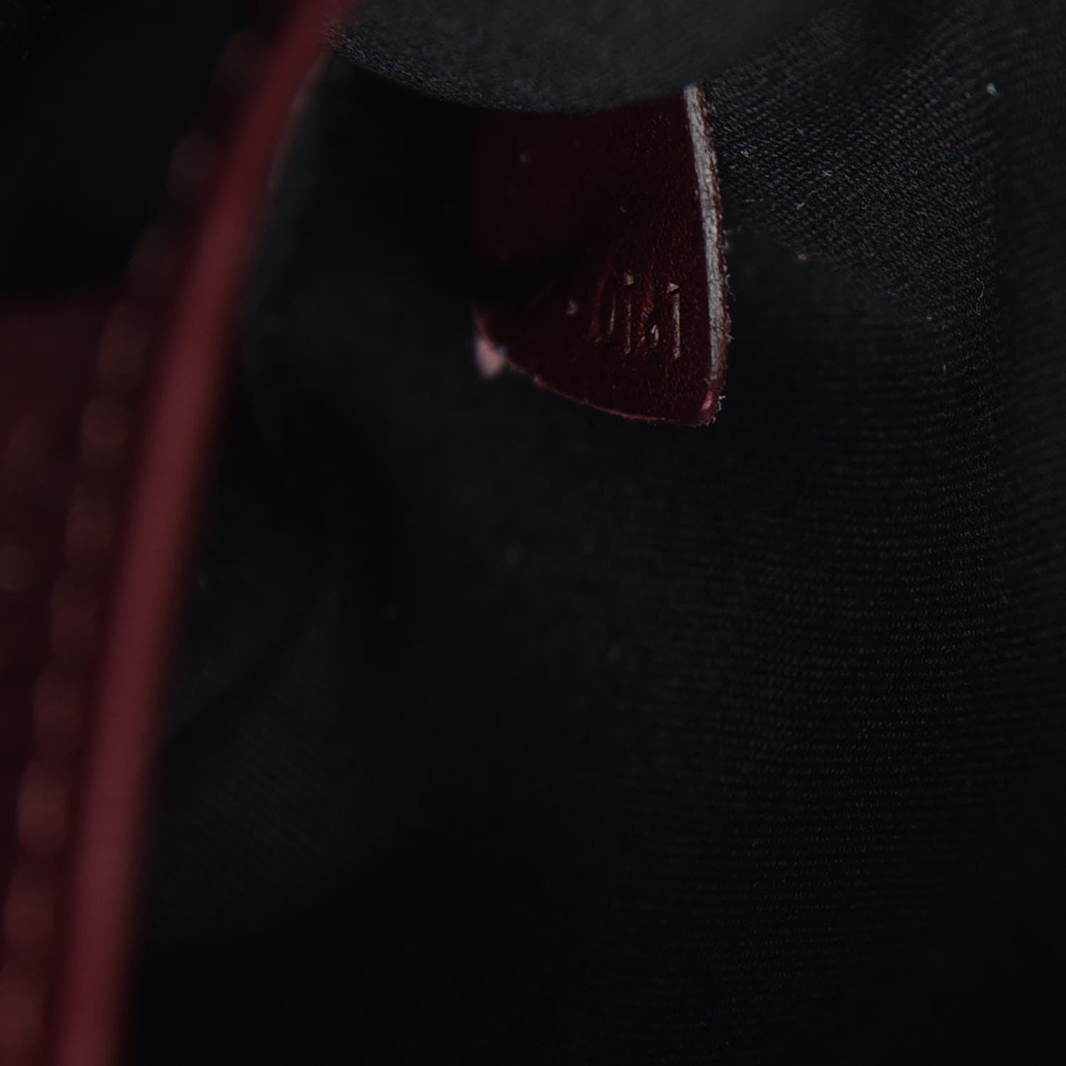 Celine Smooth Calfskin Nano Luggage Burgundy 7 of 7