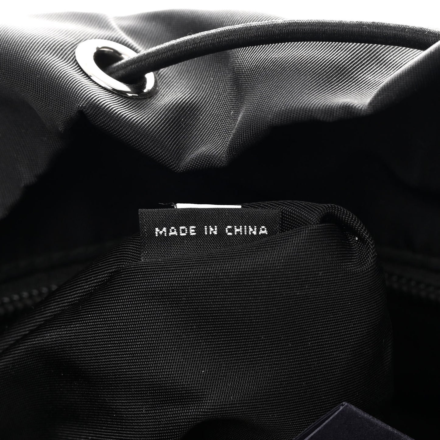 Tessuto Nylon Montagna Double Buckle Backpack Black