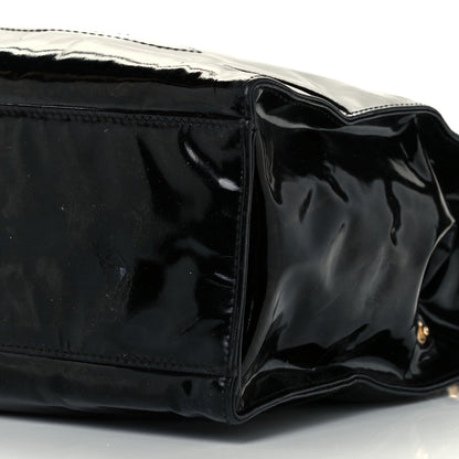 Chanel Patent CC Shoulder Bag Black 10 of 10