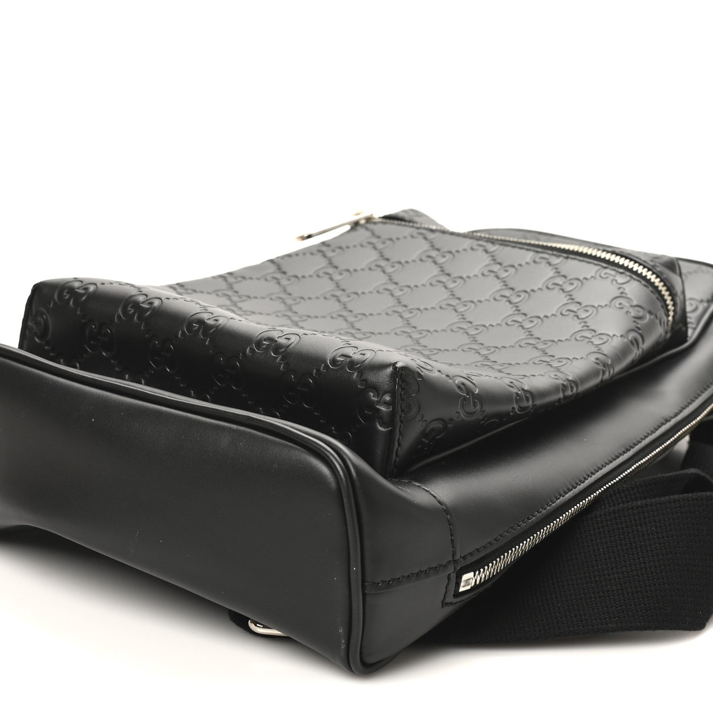 Guccissima Sling Backpack Black